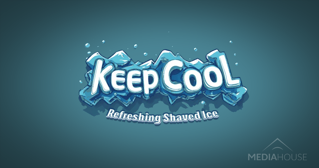 Beautiful Shaved Ice Logo